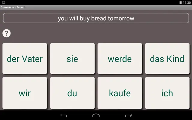 German in a Month android App screenshot 4